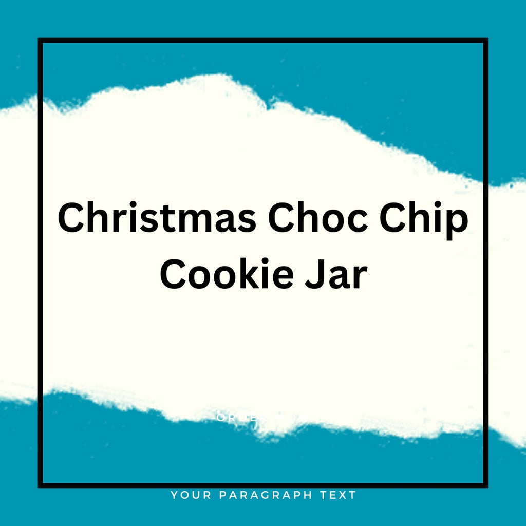 Christmas Choc Chip Cookie Jar